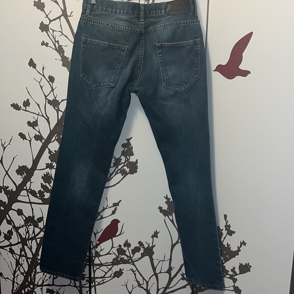 Tainted Denim Slim 30 Men’s Dark Blue Washed Straight Leg Jeans NWOT $40 - Picture 12 of 17